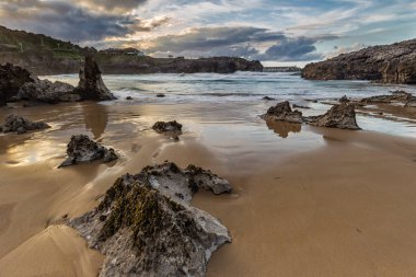 Llanes Beach'te Toro