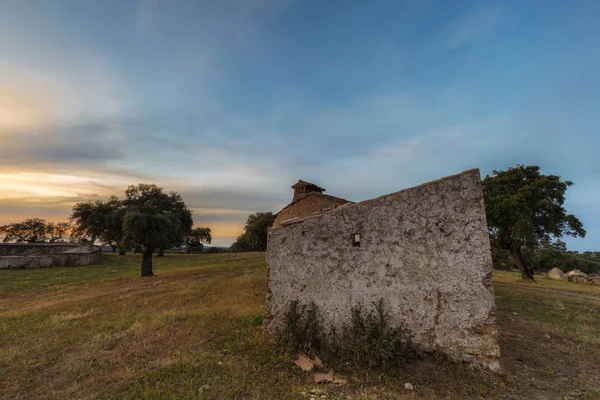 Sunset in Extremadura — Stock Photo, Image