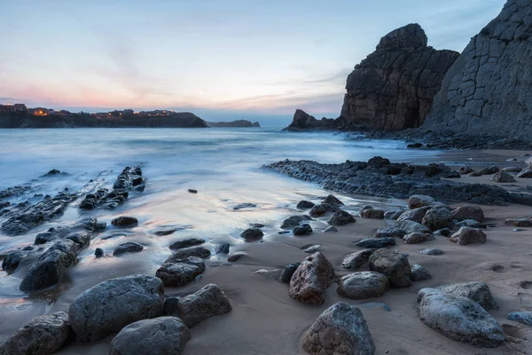 Praia da Portio em Liencres — Fotografia de Stock