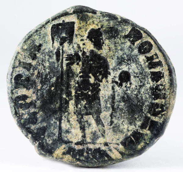 何反向的罗马硬币 — 图库照片