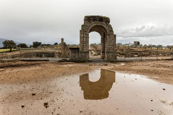 Roman ruins of Caparra — Stock Photo, Image