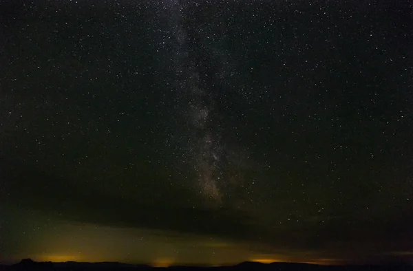 Milky Way in Caceres — Stockfoto