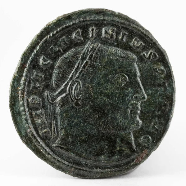 Romeinse munt van Licinius ik voorzijde — Stockfoto