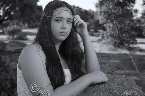 Retrato de mujer joven — Foto de Stock