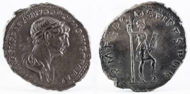 Denarius Trajan'ın karısı