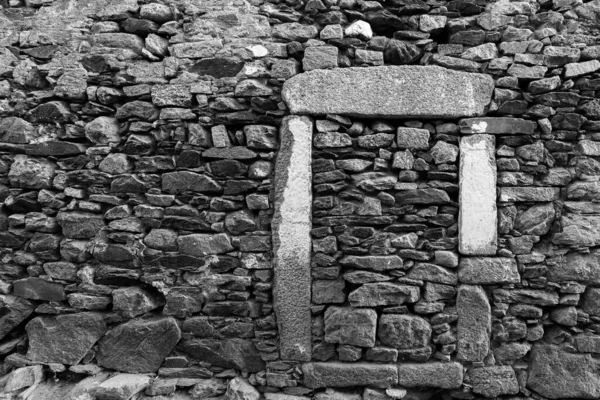 Old Concrete Walled Door San Felices — Stock Photo, Image