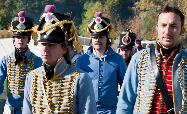 2013 200 Aniversário Batalha Das Nações Leipzig 1813 Foi Comemorado — Fotografia de Stock