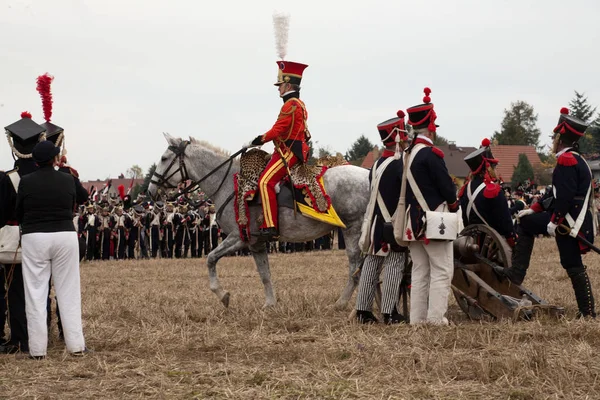 2013에는 200 라이프치히 1813 국가의 전투의 기념일을 전체에서 사회는 1813 — 스톡 사진