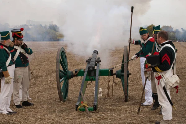 2013 200 Anniversaire Bataille Des Nations Leipzig 1813 Été Célébrée — Photo