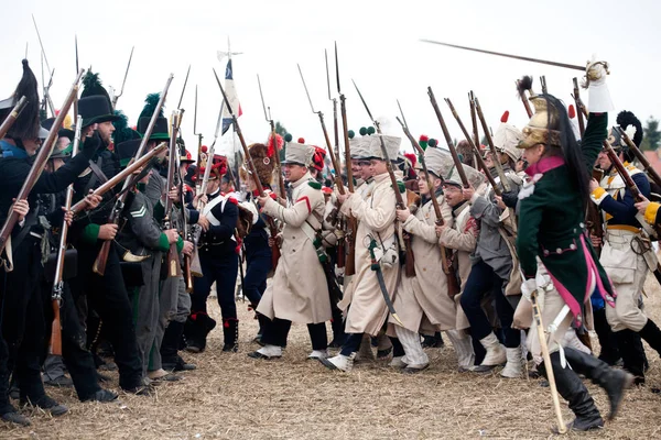 Del 2013 200 Celebró Aniversario Batalla Las Naciones Leipzig 1813 —  Fotos de Stock