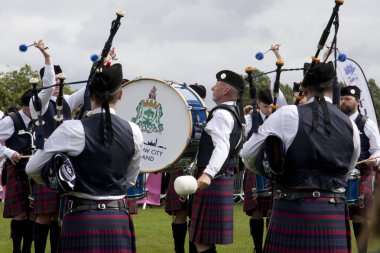 2016 Dünya Boru Grubu Şampiyonası 'nda Glasgow City Pipo Grubu. Şampiyonalar 12 ve 13 Ağustos tarihlerinde Glasgow Green Scotland 'da gerçekleşti..