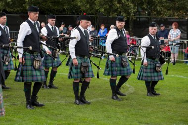 2016 Dünya Boru Grubu Şampiyonası 'nda St. Mary' s Derrytrasna Boru Grubu. Şampiyonalar 12 ve 13 Ağustos tarihlerinde Glasgow Green Scotland 'da gerçekleşti..