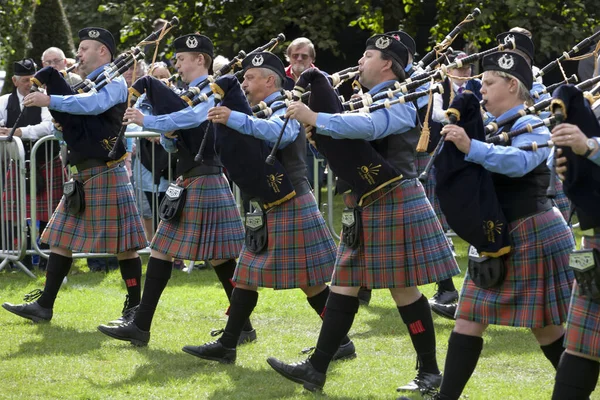 Lochryan Pipe Band Podczas Mistrzostw Świata Pipe Band 2016 Mistrzostwa — Zdjęcie stockowe