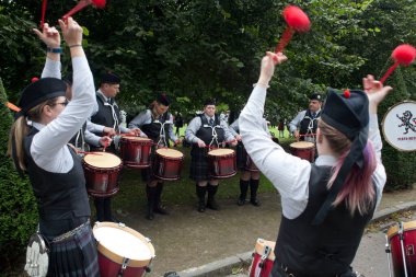 2016 Dünya Boru Grubu Şampiyonası 'nda Perth Metro Boru Grubu. Şampiyonalar 12 ve 13 Ağustos tarihlerinde Glasgow Green Scotland 'da gerçekleşti..