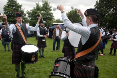2016 Dünya Boru ve Davullar Şampiyonası 'nda Askeri Öğrenci Gücü Boruları ve Davulları. Şampiyonalar 12 ve 13 Ağustos tarihlerinde Glasgow Green Scotland 'da gerçekleşti..