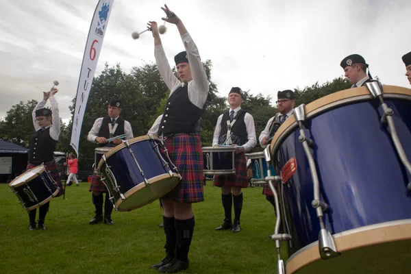 Matt Boyd Memorial Pipe Band Podczas Mistrzostw Świata Pipe Band — Zdjęcie stockowe