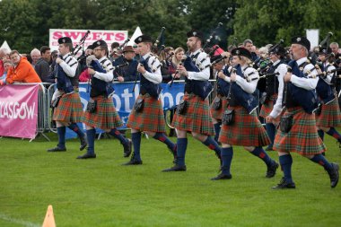 2016 Dünya Boru Grubu Şampiyonası 'nda Oban Boru Grubu. Şampiyonalar 12 ve 13 Ağustos tarihlerinde Glasgow Green Scotland 'da gerçekleşti..