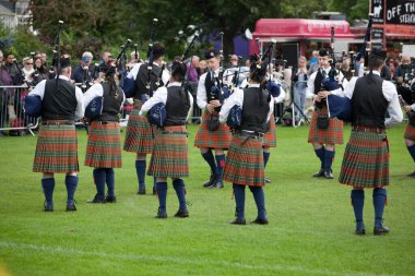 2016 Dünya Boru Grubu Şampiyonası 'nda Oban Boru Grubu. Şampiyonalar 12 ve 13 Ağustos tarihlerinde Glasgow Green Scotland 'da gerçekleşti..