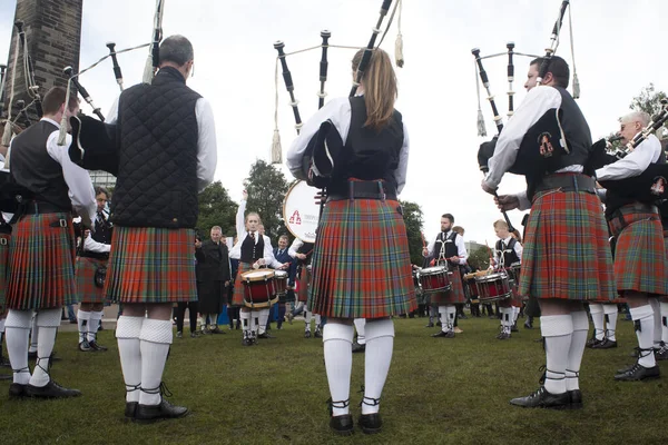 Thiepval Memorial Pipe Band Під Час Чемпіонату Світу Труб 2016 — стокове фото