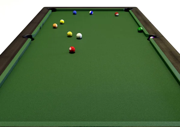 Uma Ilustração Uma Snooker — Fotografia de Stock