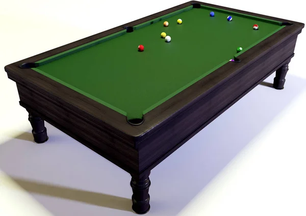 Illustrazione Uno Snooker — Foto Stock