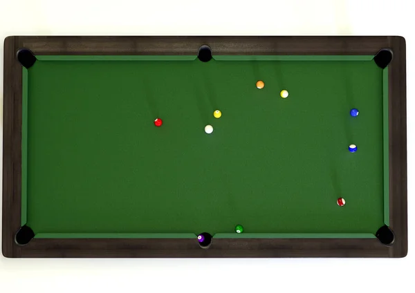 Illustration Snooker — Stock Photo, Image