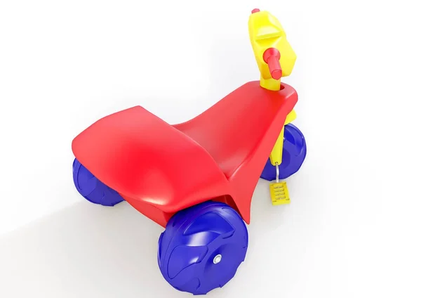 Illustration Plastic Tricycle Toy — Stock Photo, Image