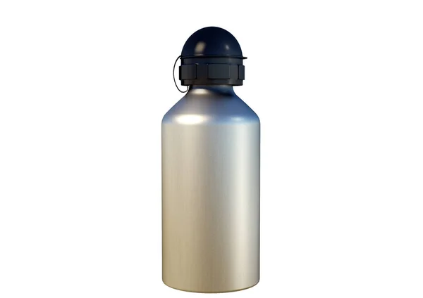 Illustration Aluminum Water Bottle Stock Image