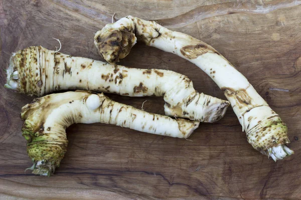 Horseradish Roots close up — Stock Photo, Image