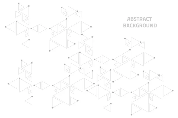 Abstrakter Hintergrund Mit Dreiecken — Stockvektor