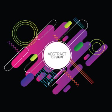 Soyut Modern şekil tasarım arka plan