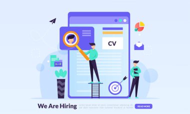 Konsept kiralıyoruz, online iş görüşmesi, çevrimiçi eleman alımı, profesyonel beceri bulma, afiş, el ilanı, ui, web, mobil uygulama, poster şablonu