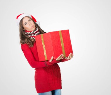  Güzel kadın büyük bir hediye