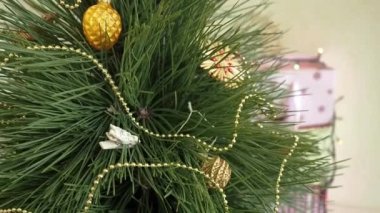 Adam bir Noel ağacı süsle.