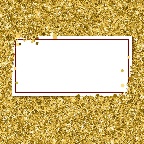 Templates de banner de ouro vetorial moderno abstrato, fundo de luxo brilhante com elementos dourados . — Vetor de Stock