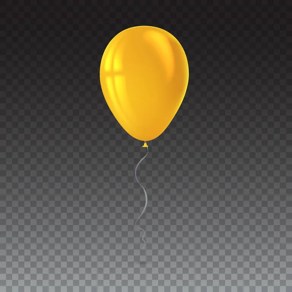 Balão voador de ar inflável isolado no fundo branco . — Vetor de Stock