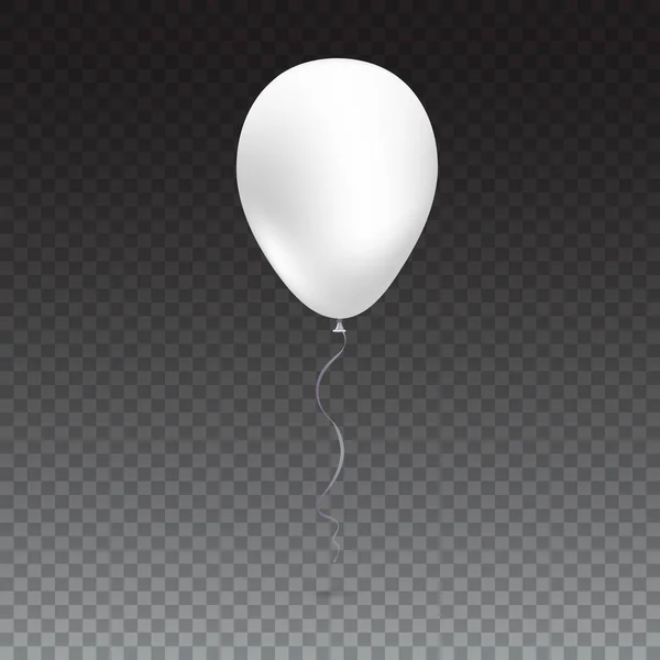 Ballon gonflable volant isolé sur fond blanc . — Image vectorielle