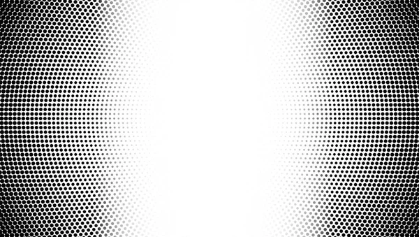 Градиентный фон с полутоновым рисунком, круглые пятна, винтажные или ретро графические — стоковый вектор