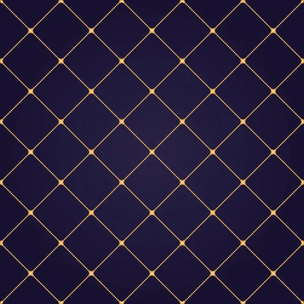 Naadloze abstracte moderne patroon met gouden elementen. Geometrische herhalende luxe sieraad met gouden diagonale plein voor wallpapers of achtergronden — Stockvector