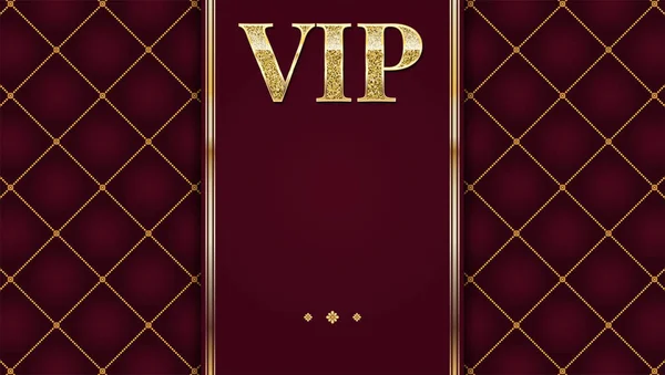 VIP premium invito carta, poster o volantino per la festa. Modello di design dorato con testo brillante scintillante . — Vettoriale Stock