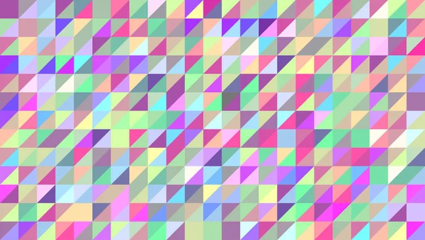 Fond abstrait de triangles colorés, l'illustration vectorielle horizontale. Modèle avec un motif géométrique, une mosaïque de triangles — Image vectorielle