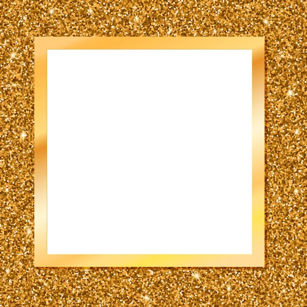 Abstracte moderne vector gouden banner sjablonen, glimmende luxe achtergrond met gouden elementen. — Stockvector