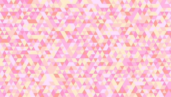 Abstrakter Hintergrund farbiger Dreiecke, die horizontale Vektorillustration. Muster mit geometrischem Muster, ein Mosaik aus Dreiecken — Stockvektor