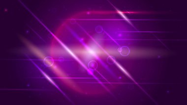 Parlak parlayan top parçacıklar ve toz dolu. Son dakika haberleri veya kapak için dinamik dijital, teknoloji zemin.