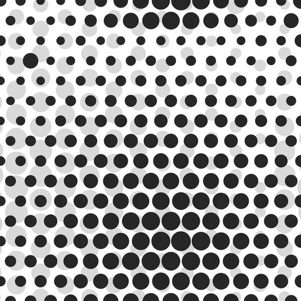 Soyut noktalı yarım tonlu arka plan. Monocrome desen beyaz zemin üzerinde. Kapak, posteri veya başlığı için dekoratif şablon