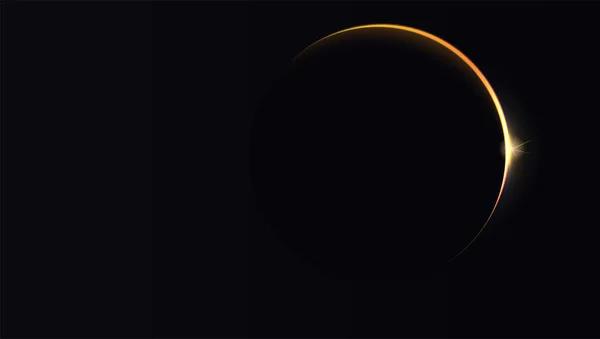 Solar eclipse, astronomical phenomenon. On motives of full sun eclipse. Natural phenomenon. The planet covering the Sun. Template for your cover, poster, packaging for perfumes and cards