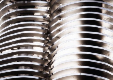 soyut arkaplan düz eğri çizgiler metal yapı