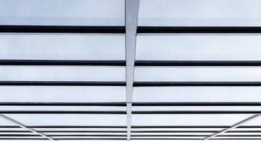 Geniş pencereli modern yüksek bina soyut kentsel arkaplan deseni