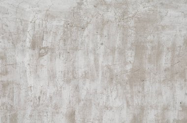 Boya kalıntıları ve soyut arkaplanı olan eski beton duvar