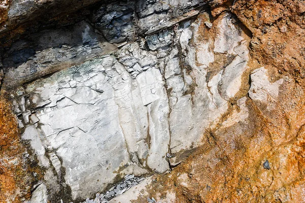 Krásná Textura Útesu Mořském Pobřeží — Stock fotografie